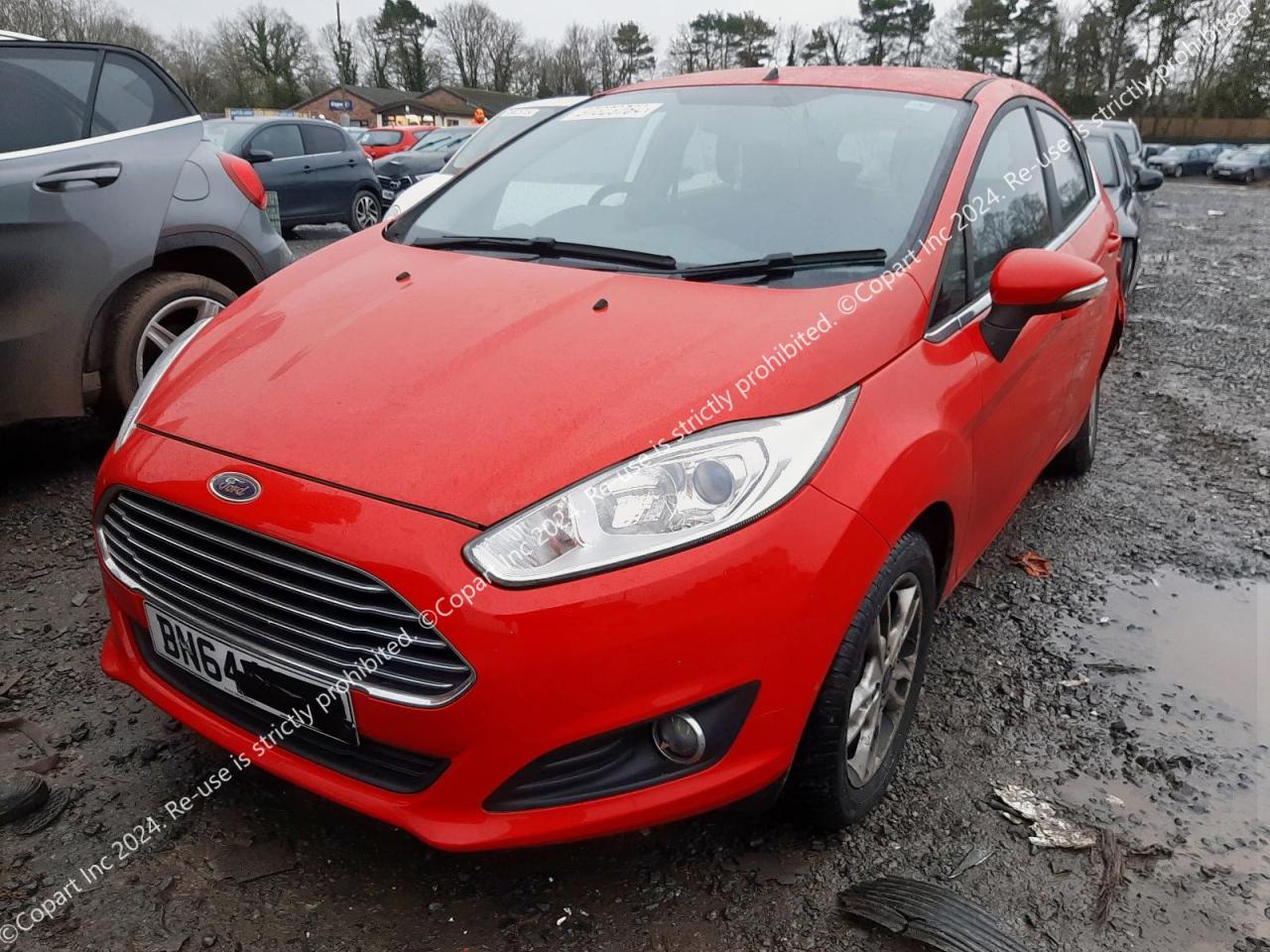 FORD FIESTA ZET 2014. Lot# 37623784. VIN WF0DXXGAKDEU10211. Photo 1